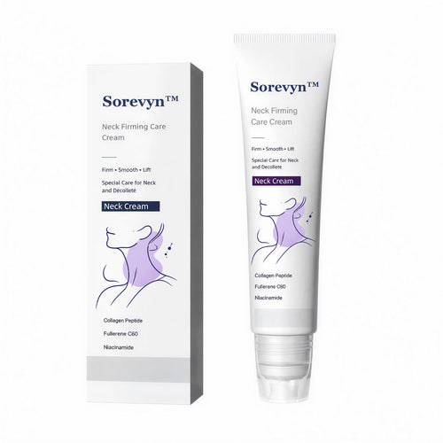 Roller Massage Neck Cream 🧴 Collagen & Hyaluronic Acid | Firms Neck, Reduces Wrinkles & Double Chin