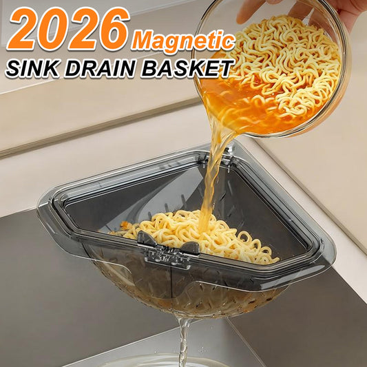 2026 Upgraded Magnetic Sink Drain Basket