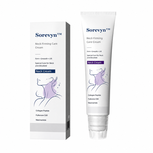 Roller Massage Neck Cream 🧴 Collagen & Hyaluronic Acid | Firms Neck, Reduces Wrinkles & Double Chin