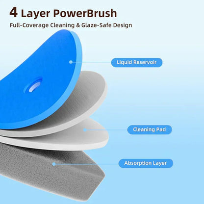 Disposable Toilet Brush, Toilet Bowl Wand Holder Set with 24PCS Wall-Mount Scrubbing Toilet Brush Bathroom Cleaning Kit